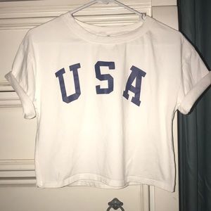 USA Crop Top